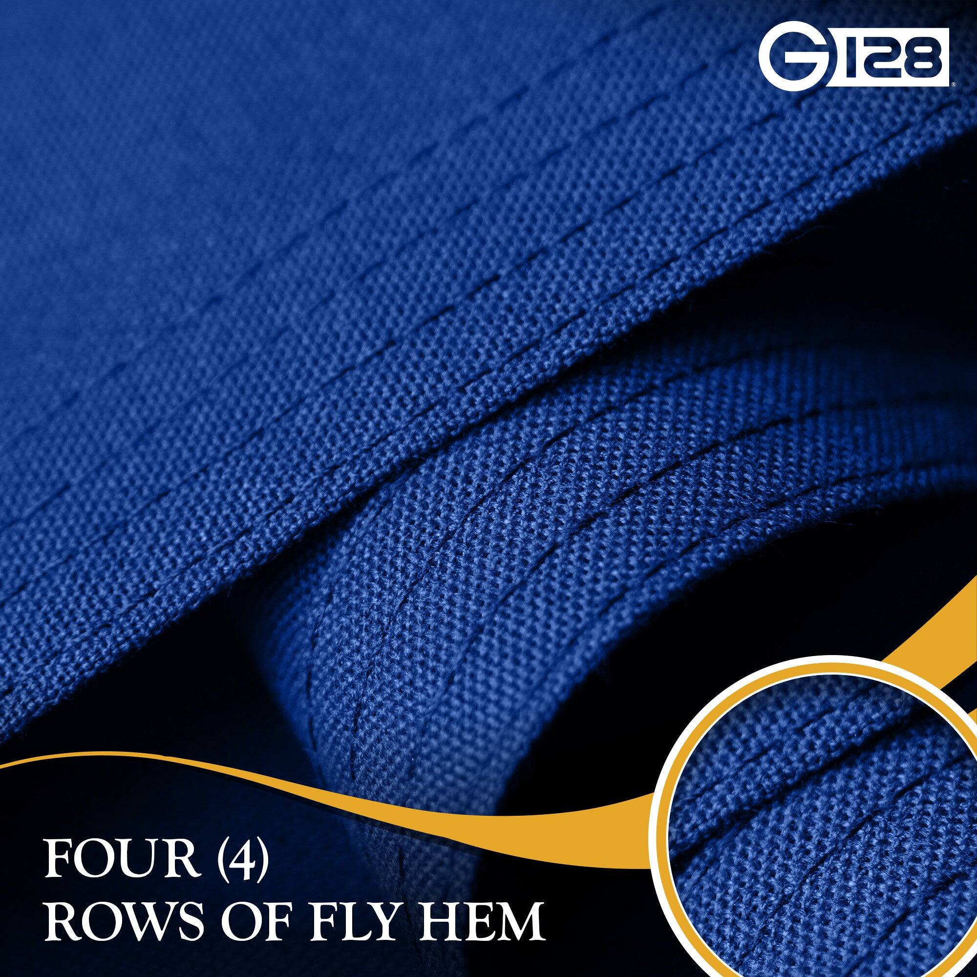 G 128 FOUR (4) ROWS OF FLY HEM