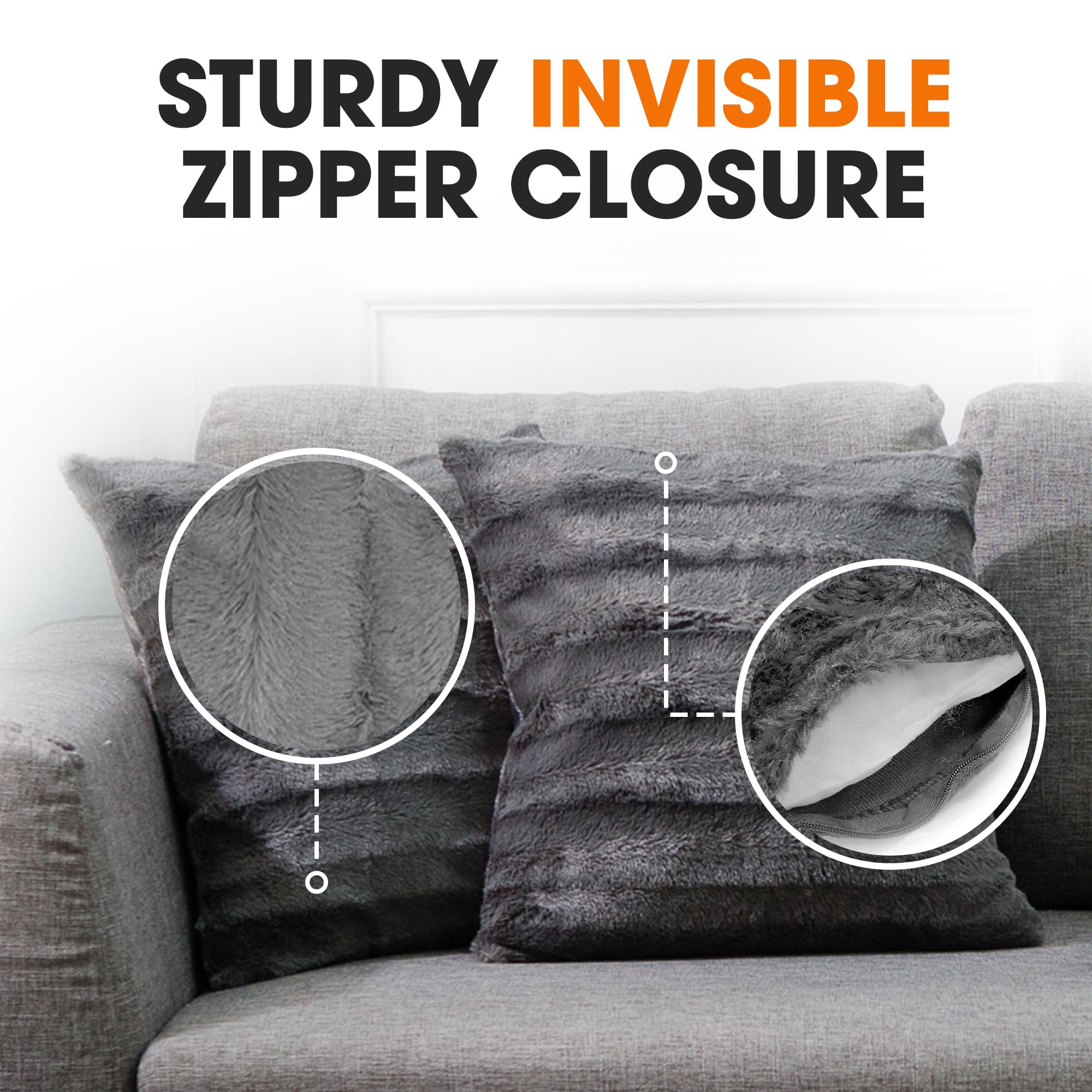 STURDY INVISIBLE ZIPPER CLOSURE