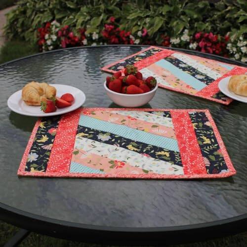 Left. AccuQuilt - June Tailor Quilt As You Go Starter Pack.