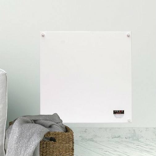 Back. Hivvago - 400-Watt Energy Efficient Electric Wall Mounted Space Heater - White.