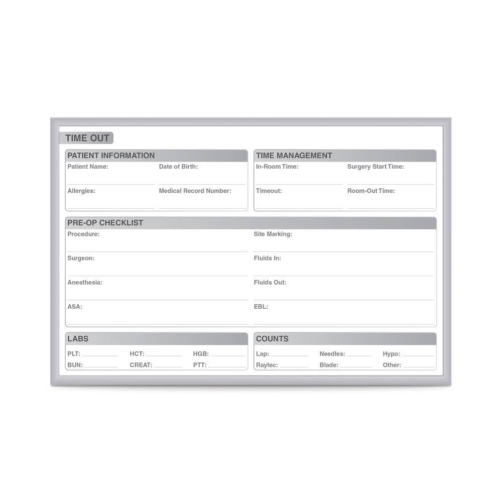 Ghent - Time Out Magnetic Whiteboard, 2’H x 3’W price history on PriceWatchPro