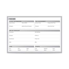 Ghent - Time Out Magnetic Whiteboard, 2’H x 3’W