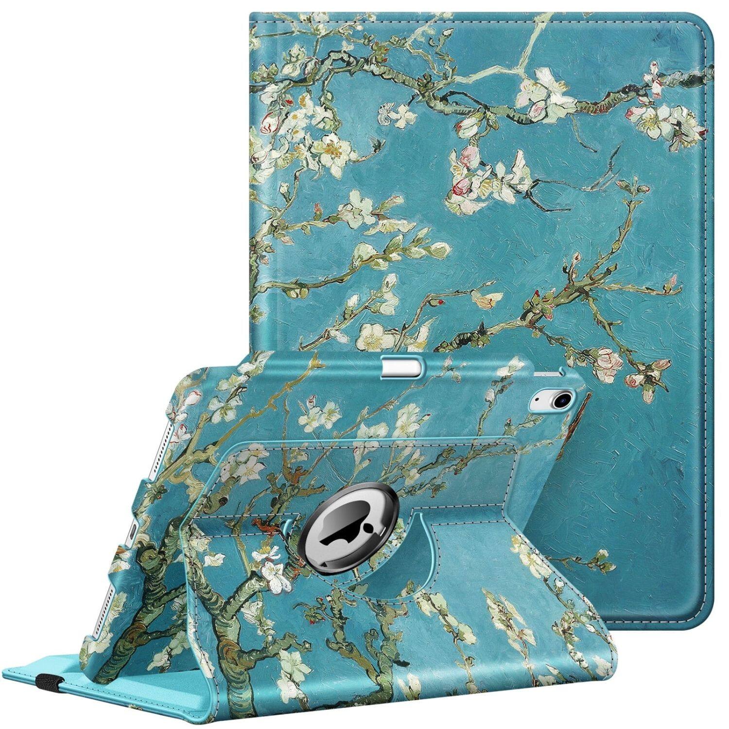 Stock Preferred - Case For iPad (A16) 11th Gen 11 Inch (2025) 360° Rotating Stand Shockproof - Blossom