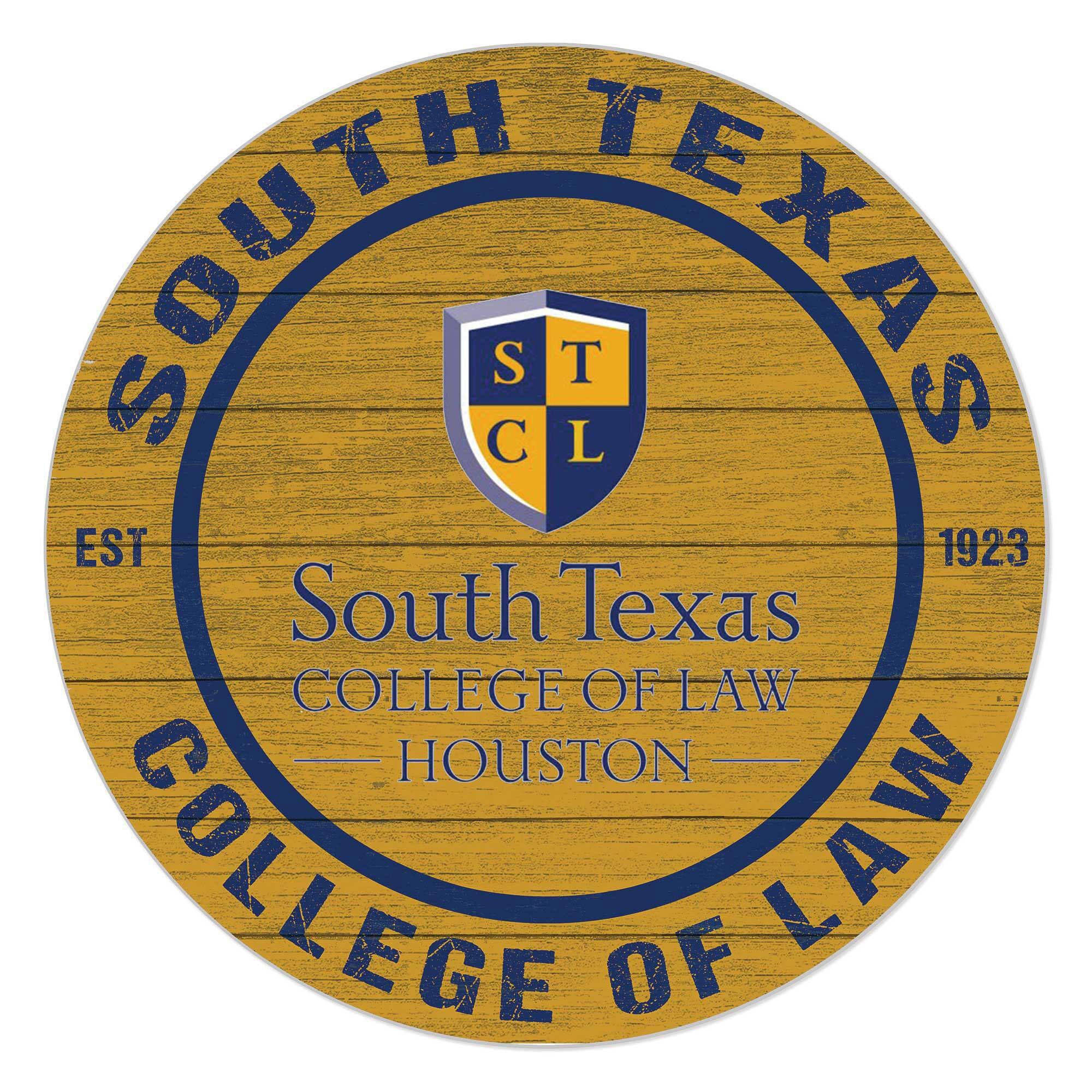 South Texas College of Law 20" Indoor/Outdoor Team Color Circle Sign