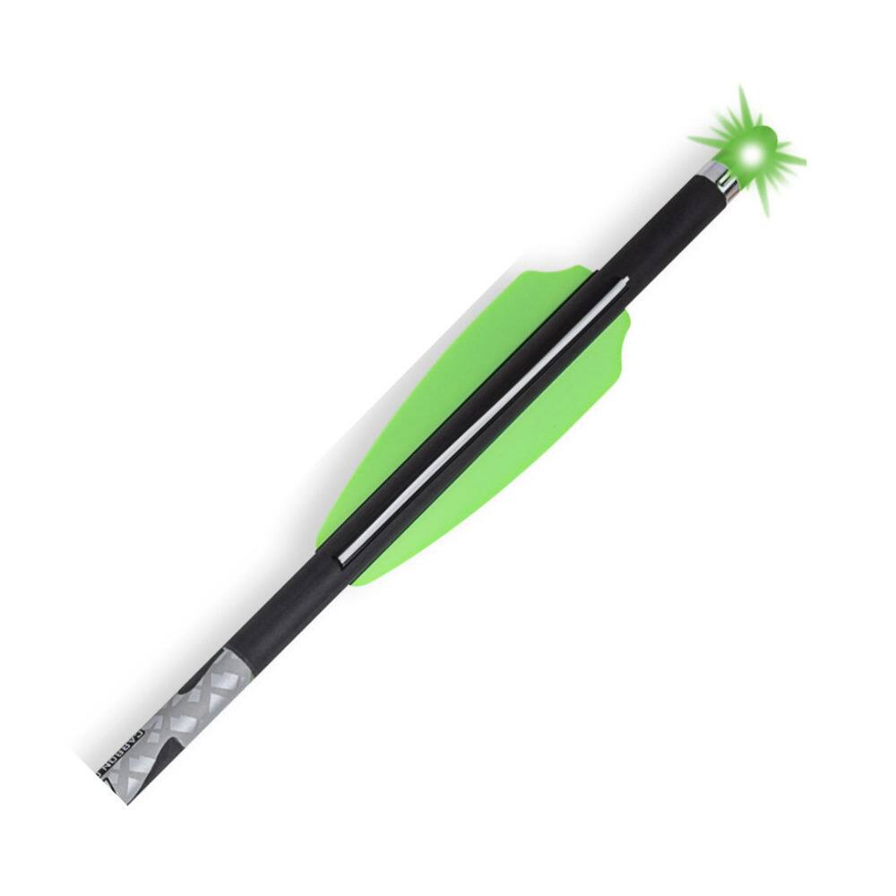 Left. TenPoint - TenPoint Alpha-Blaze Lighted Nocks Pro Elite 400 Crossbow Arrows (Green, 3-Pack) - Black/Green.