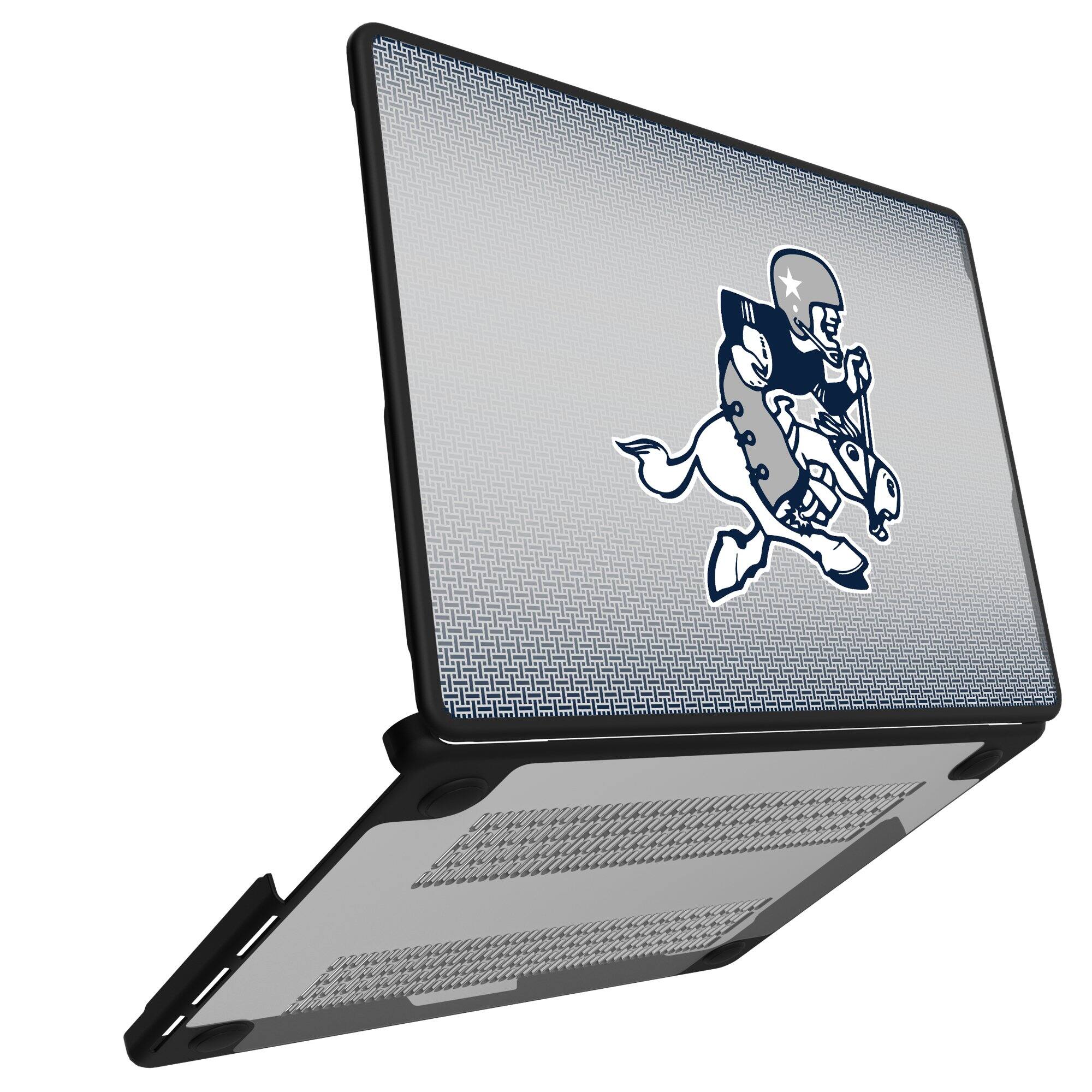 Alt View 1. Keyscaper - Dallas Cowboys Linen MacBook Case - Pro 14 in - Multicolor.