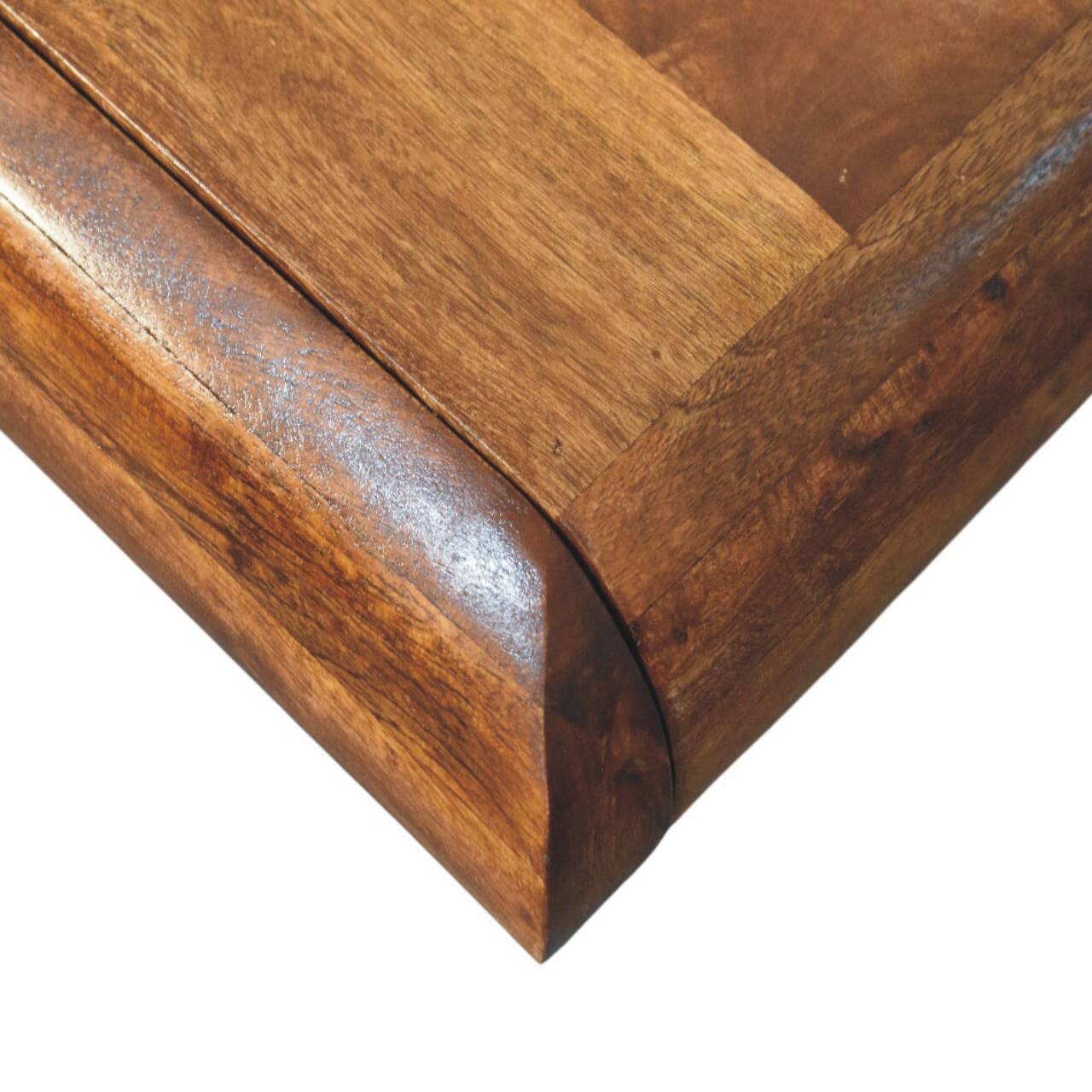 Alt View 1. Artisan Furniture - Solis Lowline Media Unit, 2 Drawers, Brown - Brown.