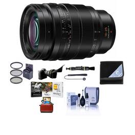 Bundle - Panasonic - Lumix G Leica DG Vario-Summilux 10-25mm f/1.7 Aspherical Lens for MFT, Black - with w/77mm Filter Kit,