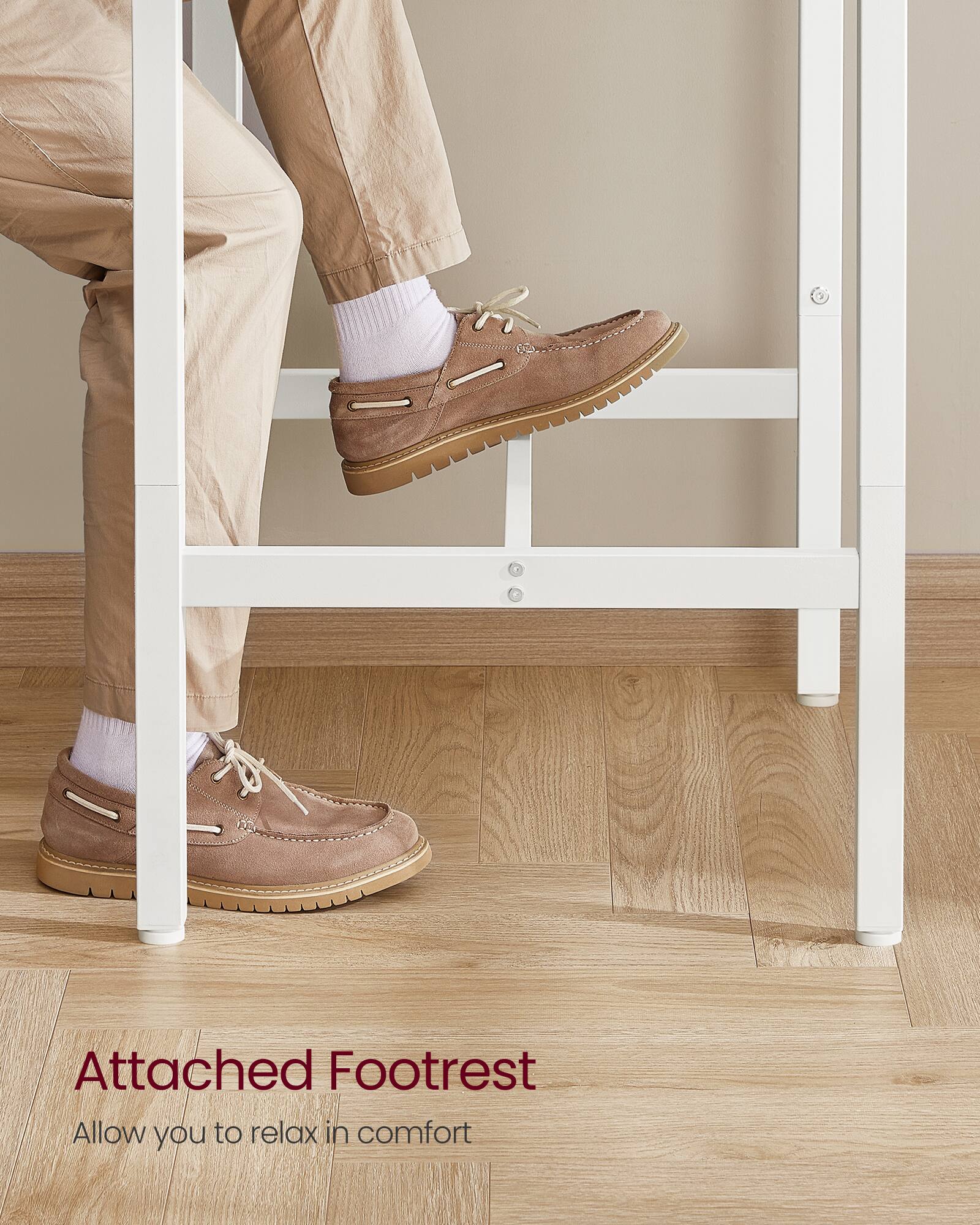 Attached Footrest  
Allow you to relax in comfort