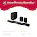 LG Home Theater Soundbar S95AR
Dimensions (Inches W x H x D)
49.2 x 2.5 x 5.3 (Soundbar)
7.9 x 16 x 15.9 (Subwoofer)
6.3 x 8.8 x 5.6 (Rear Speaker)
What's in the box
Remote Control
Batteries
Wall Mount Bracket
Warranty Card
HDMI Cable