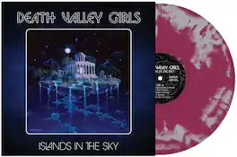 Death Valley Girls - Islands In The Sky - Grimace Purple W/silver - VINYL LP