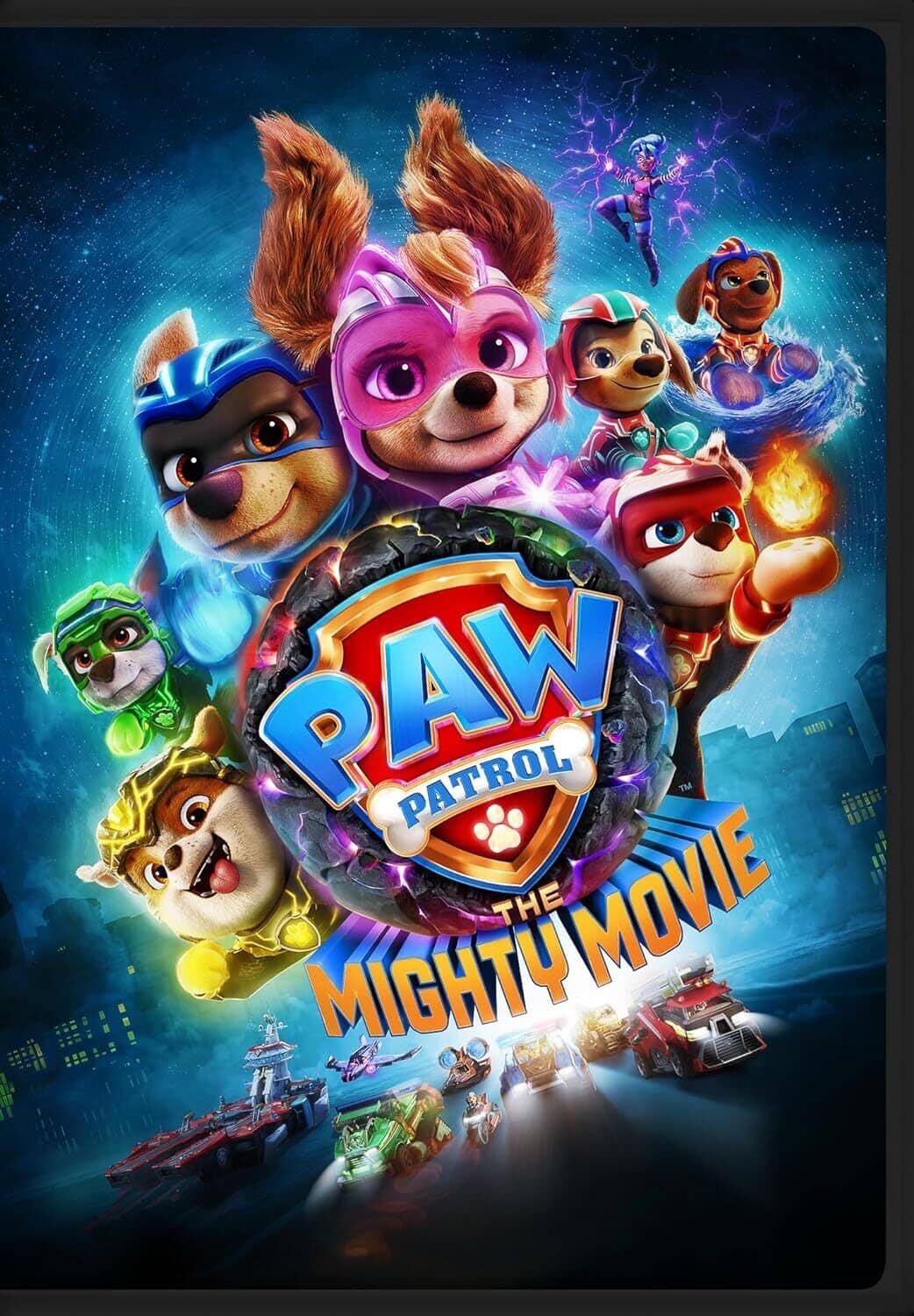 Front. PAW Patrol: The Mighty Movie   - DVD.