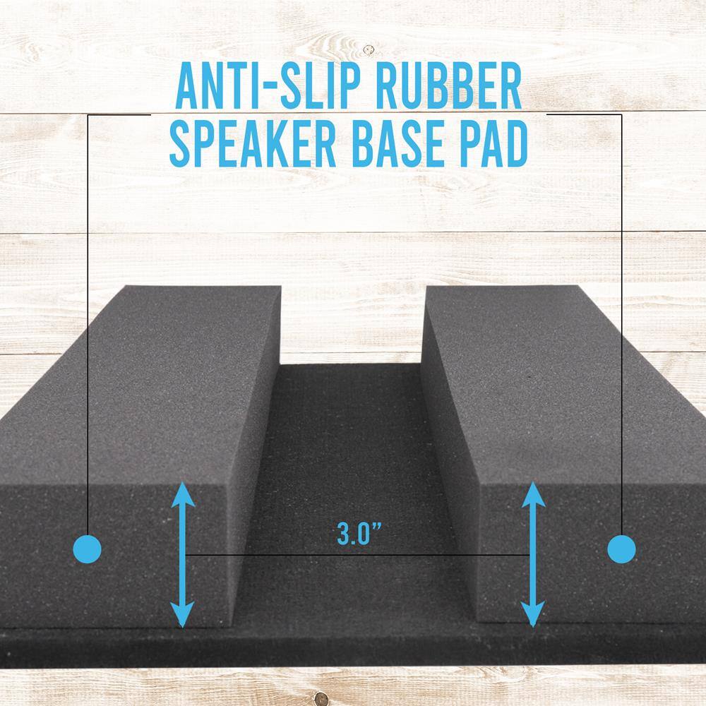 ANTI-SLIP RUBBER SPEAKER BASE PAD  
3.0"