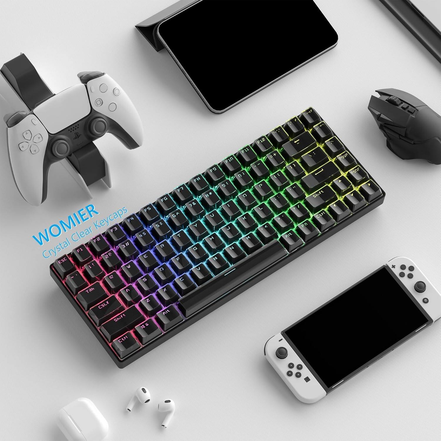 WOMIER  
Crystal Clear Keycaps