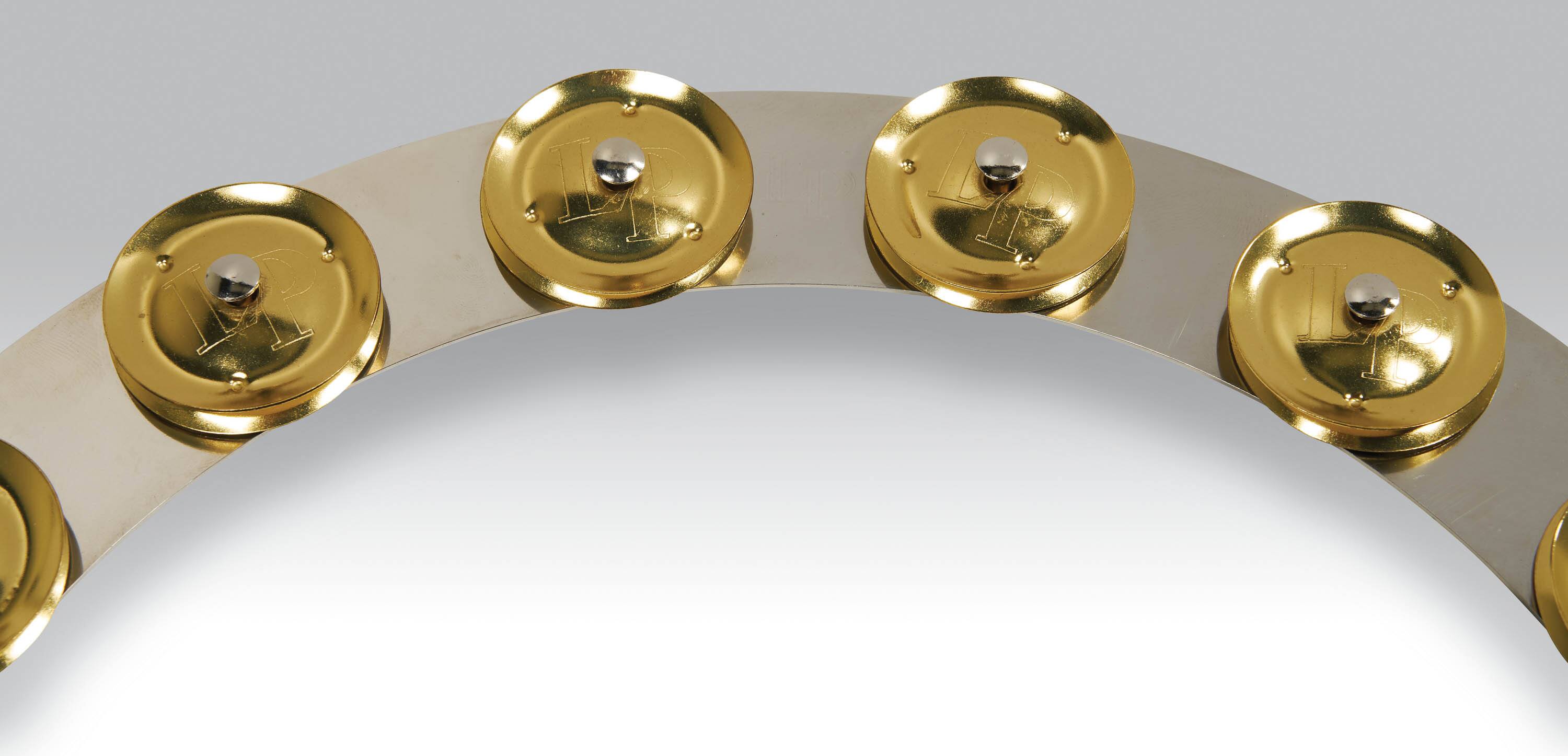 Left. Latin Percussion - Tambo-Ring Steel w/Brass Jingle, 14".