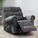 Left. Bestier - Fabric Power Lift Recliner with 8-Point Vibration Heating Massage, Rolled Handrail Assistance Recliner with USB - 1 Pack(Set of 1).