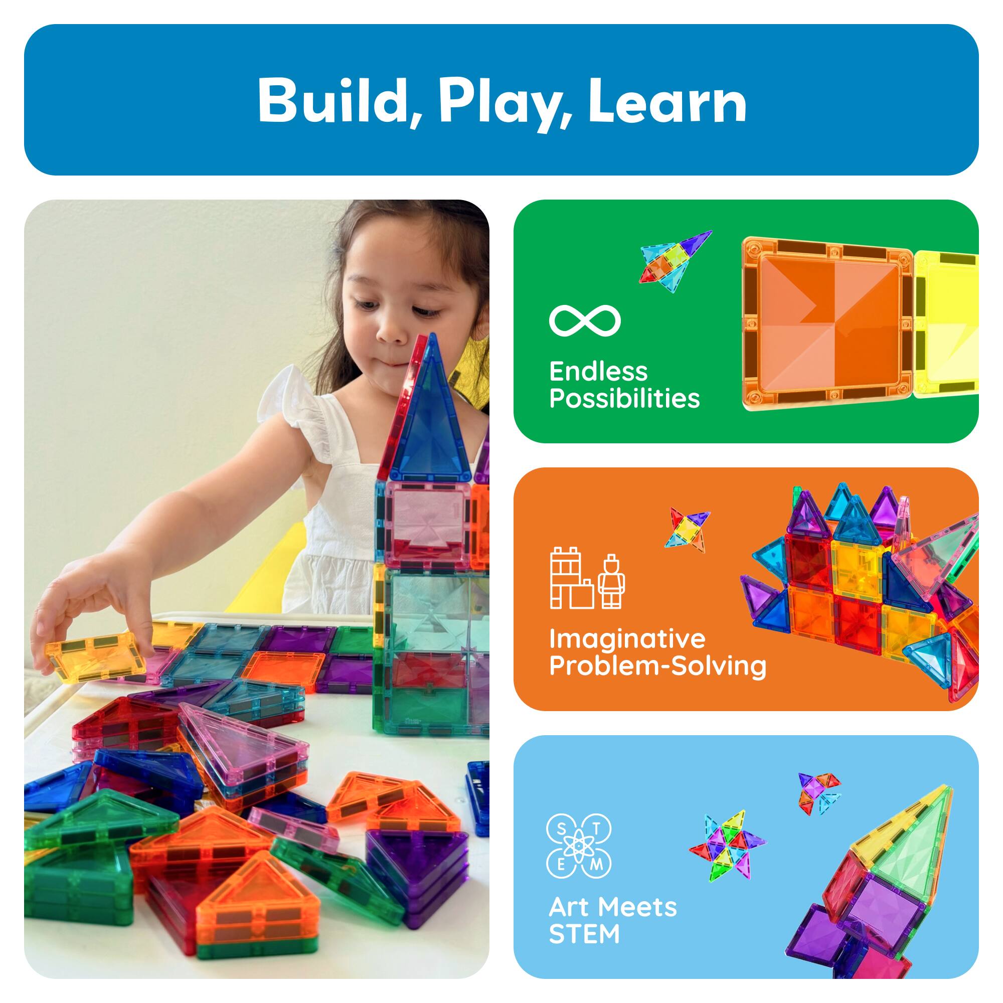 Build, Play, Learn

Endless Possibilities

Imaginative Problem-Solving

Art Meets STEM