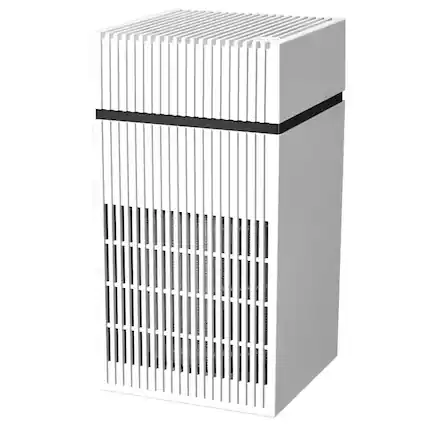 Front. Cluzine - Portable Air Purifier, HEPA Filter, Type-C Powered, Desktop Air Cleaner for Bedroom Office.