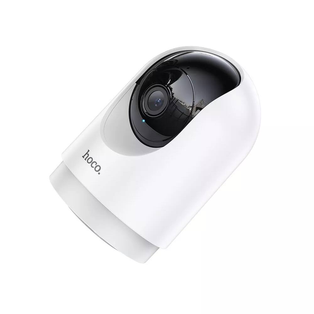 Angle. hoco. - Hoco. D1 Indoor  HD Camera with Auto Motion Tracking, Sound & Motion Detection, 2-Way Audio, Night Vision, App Control - White.