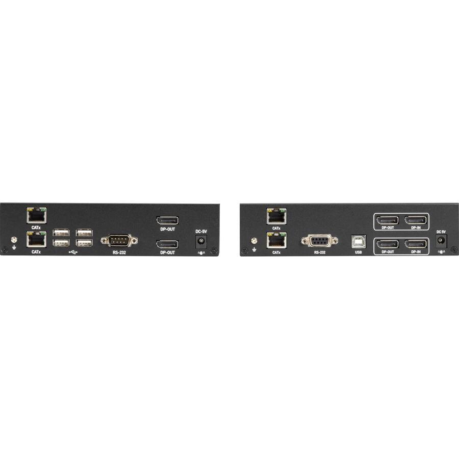 CATx  
DP-OUT  
DC-5V  
CATx  
OP-OUT  
OP-IN  
DC 5V  
CATx  

RS-232  
DP-OUT  
+  
CATx  
RS-232  
USB  
DP-OUT  
DP-IN  
+