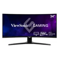 ViewSonic - OMNI VX3418-2KPC 34" LCD Curved FHD Adaptive Sync Gaming Monitor (DisplayPort HDMI) - Black - Front_Zoom