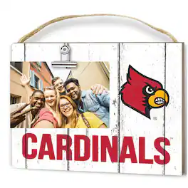 Jardine - Louisville Cardinals 8'' x 10'' Weathered Clip It Frame - White