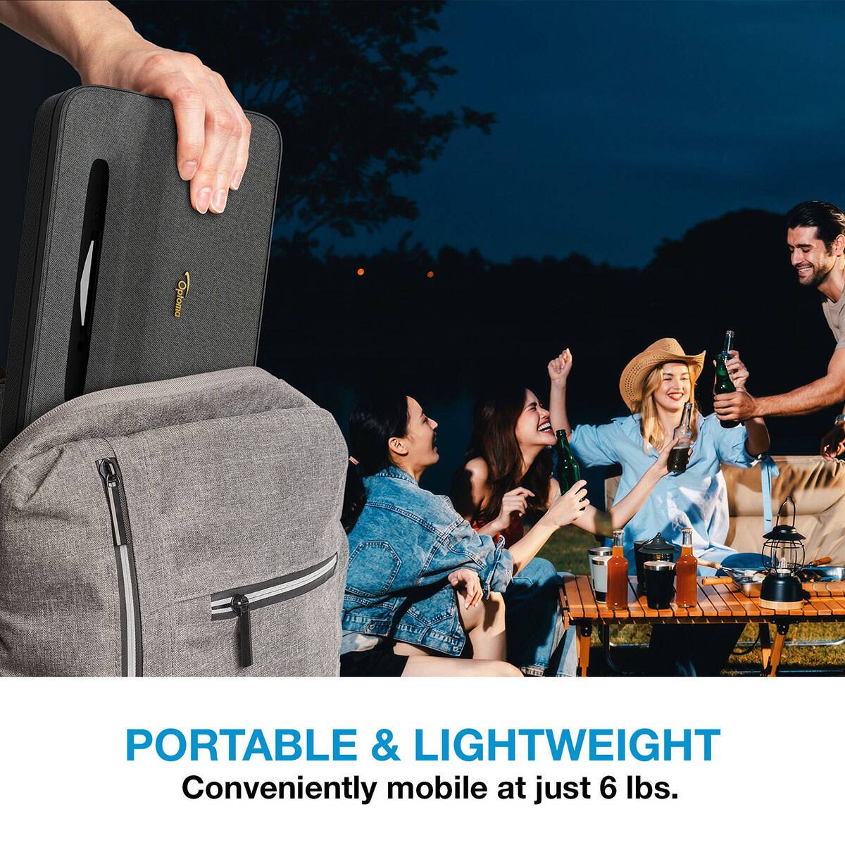 PORTABLE & LIGHTWEIGHT  
Conveniently mobile at just 6 lbs.