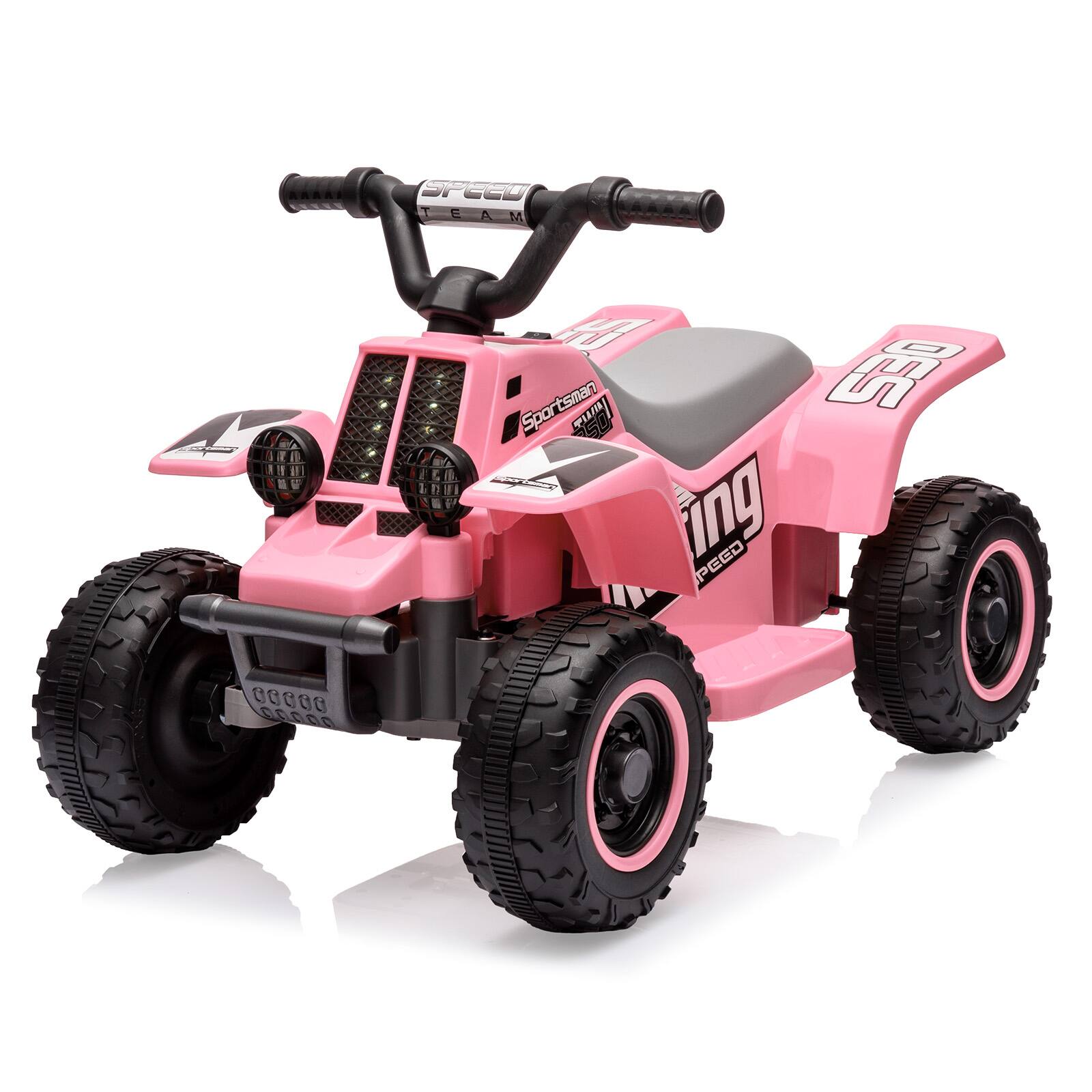 Qeetex - 6V Electric Kids ATV, 4-Wheeler Ride-on Vehicle for Kids Best Gift - Pink