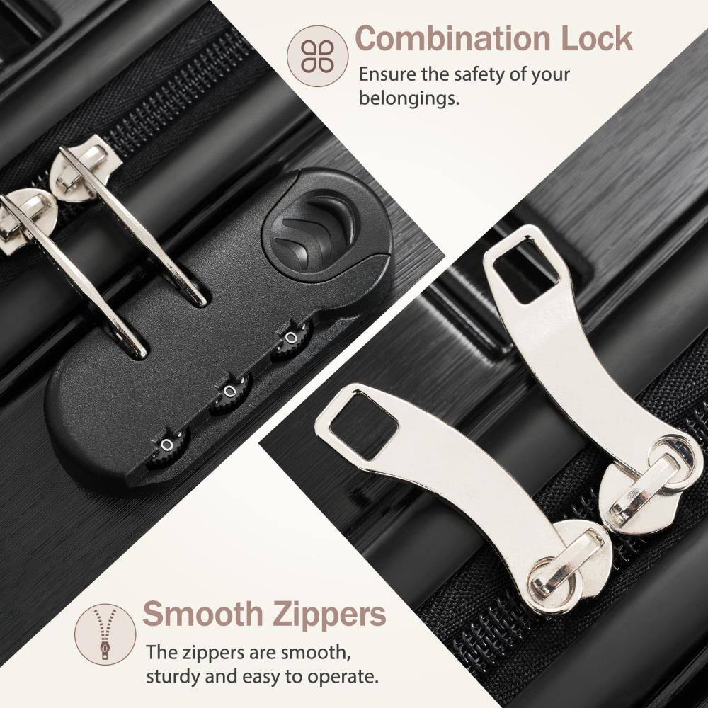Combination Lock  
Ensure the safety of your belongings.

Smooth Zippers  
The zippers are smooth, sturdy and easy to operate.