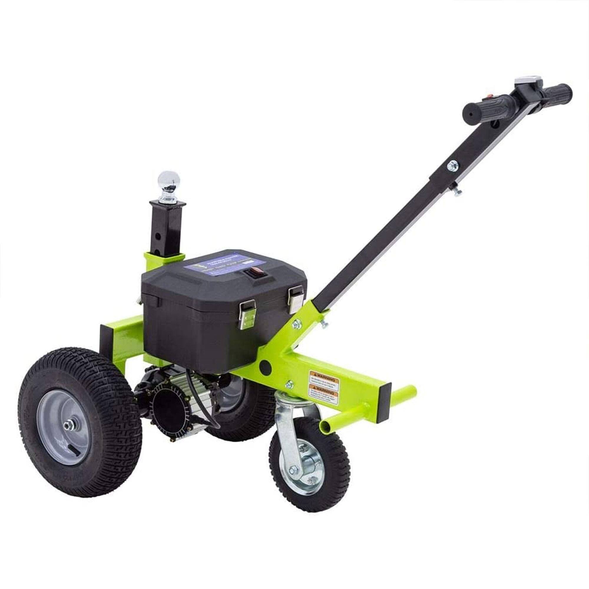 Alt View 8. Tow Tuff - Tow Tuff TMD-35ETD8 Adjustable 3500 Lbs Capacity Electric Trailer Dolly, Green - Green.