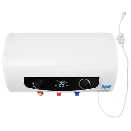 Front. Stock Preferred - 35L Electric Hot Water Heater 1500W Tank Warmer - White.