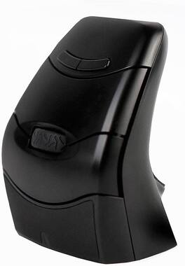 KINESIS - DXT Mouse 3 Wireless Ergonomic Vertical Mouse (PD3DXT3-WR) – Ambidextrous, USB Receiver - Wireless - Black