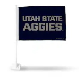 Rico Industries - Utah State Aggies 11X14 Window Mount 2-Sided Car Flag - Multi