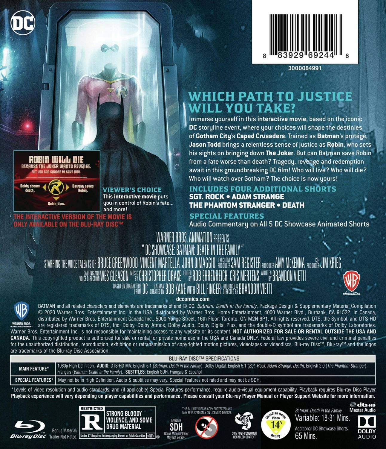 Back. Batman: Death in the Family [Blu-ray].