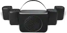 Front. Rocksteady - Rocksteady RS2-CMBO4.1 Stadium Combo 4-Pack And Subwoofer 2.0 - Black.