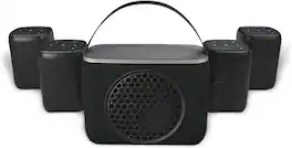 Rocksteady - RS2-CMBO4.1 Stadium Combo 4-Pack And Subwoofer 2.0 - Black