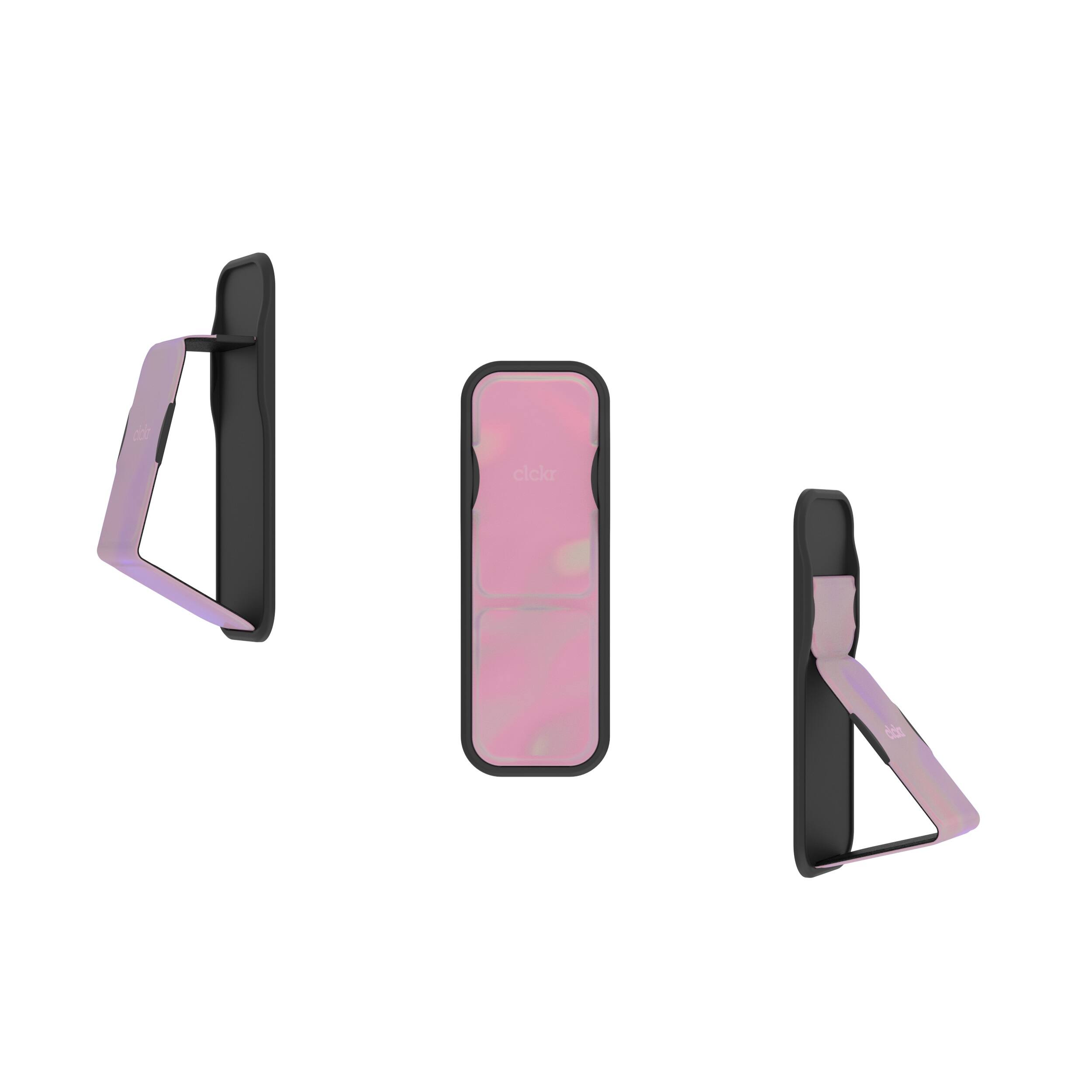 Alt View 13. CLCKR - Phone Grip and Stand for Most Cell Phones - Pink.