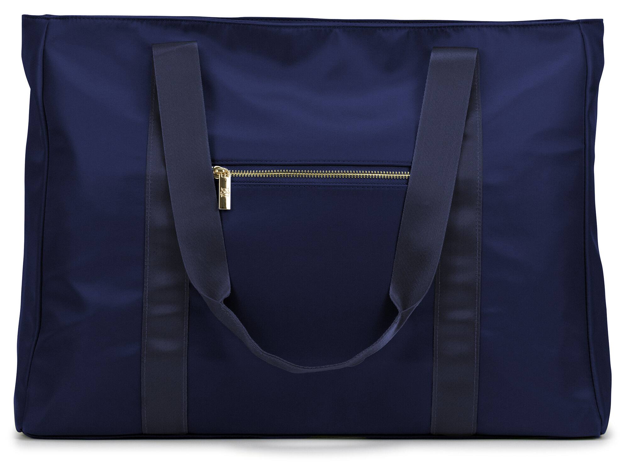 Alt View 1. Badgley Mischka - BADGLEY MISCHKA Nylon Weekender Duffel Bag | Navy - Navy.