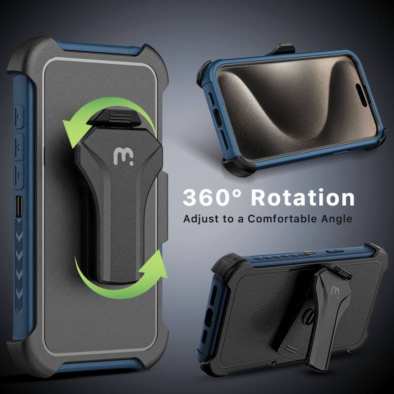 E. 360° Rotation Adjust to a Comfortable Angle