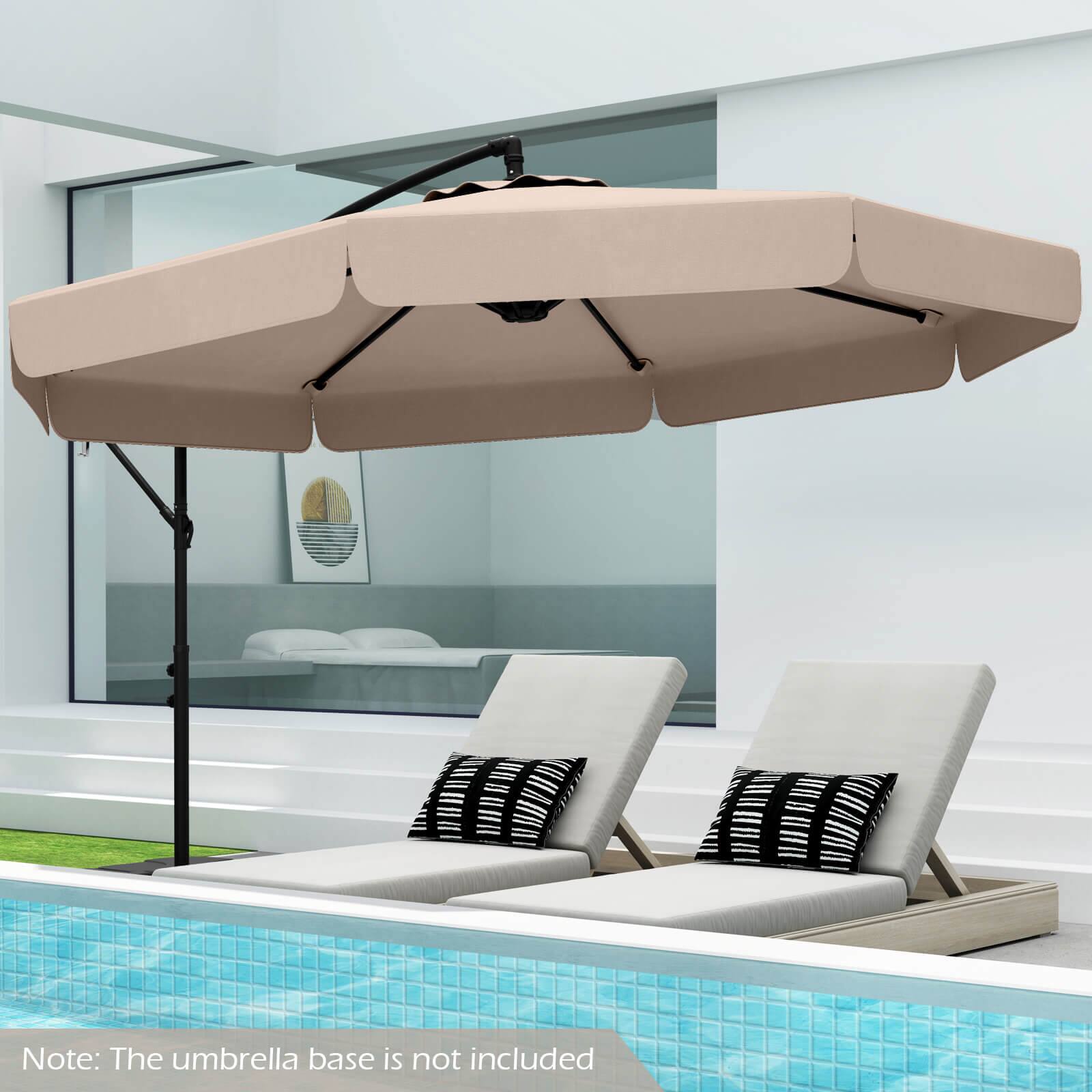 Note: The umbrella base is not included.