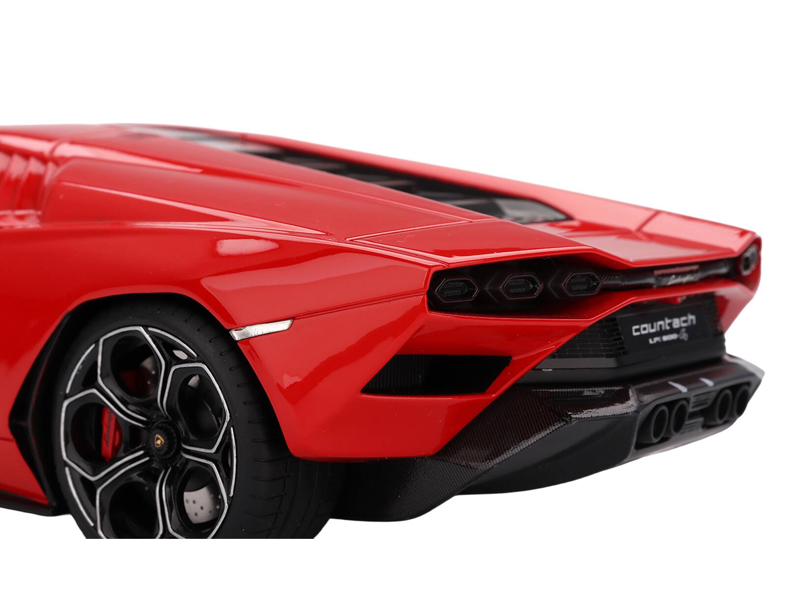 Alt View 3. Top Speed - Lamborghini Countach LPI 800-4 Rosso Mars Red 1/18 Model Car by Top Speed.