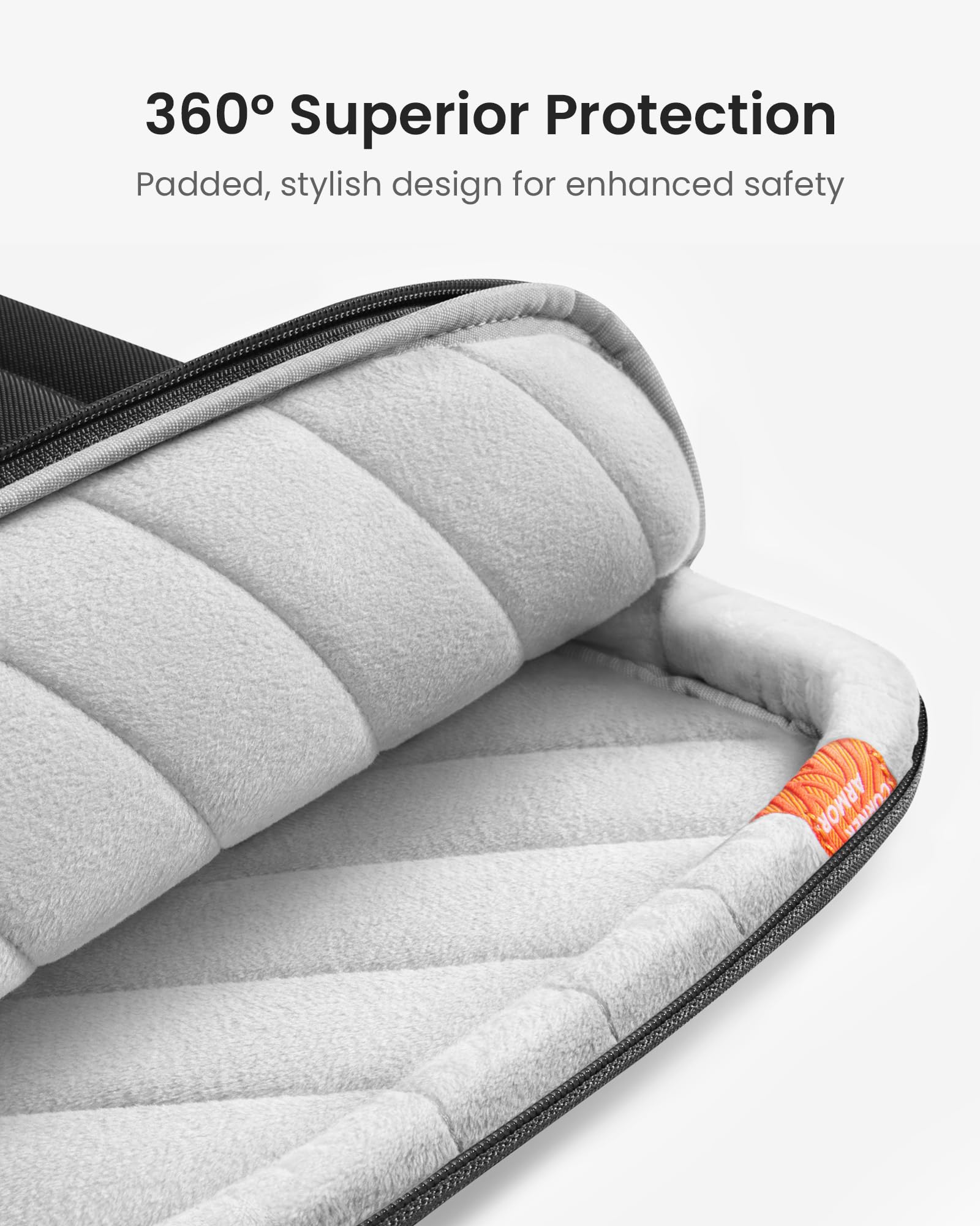360° Superior Protection  
Padded, stylish design for enhanced safety