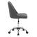 Alt View 11. CorLiving - Marlowe Upholstered Armless Task Chair - Dark Grey.