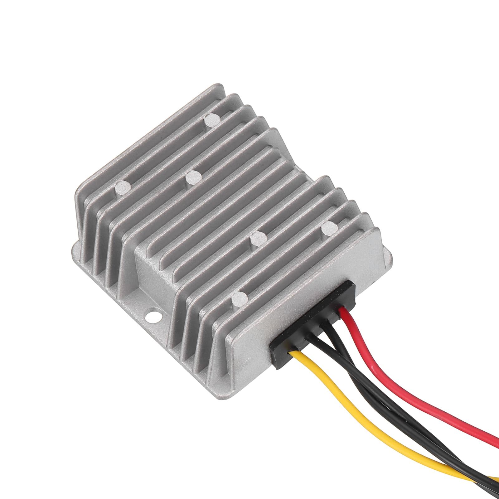 Unique Bargains - DC 12V to 24V 5A 120W Step Up Converter IP67 Waterproof for Car Truck Solar System - Silver