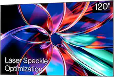 120" Laser Speckle Optimization