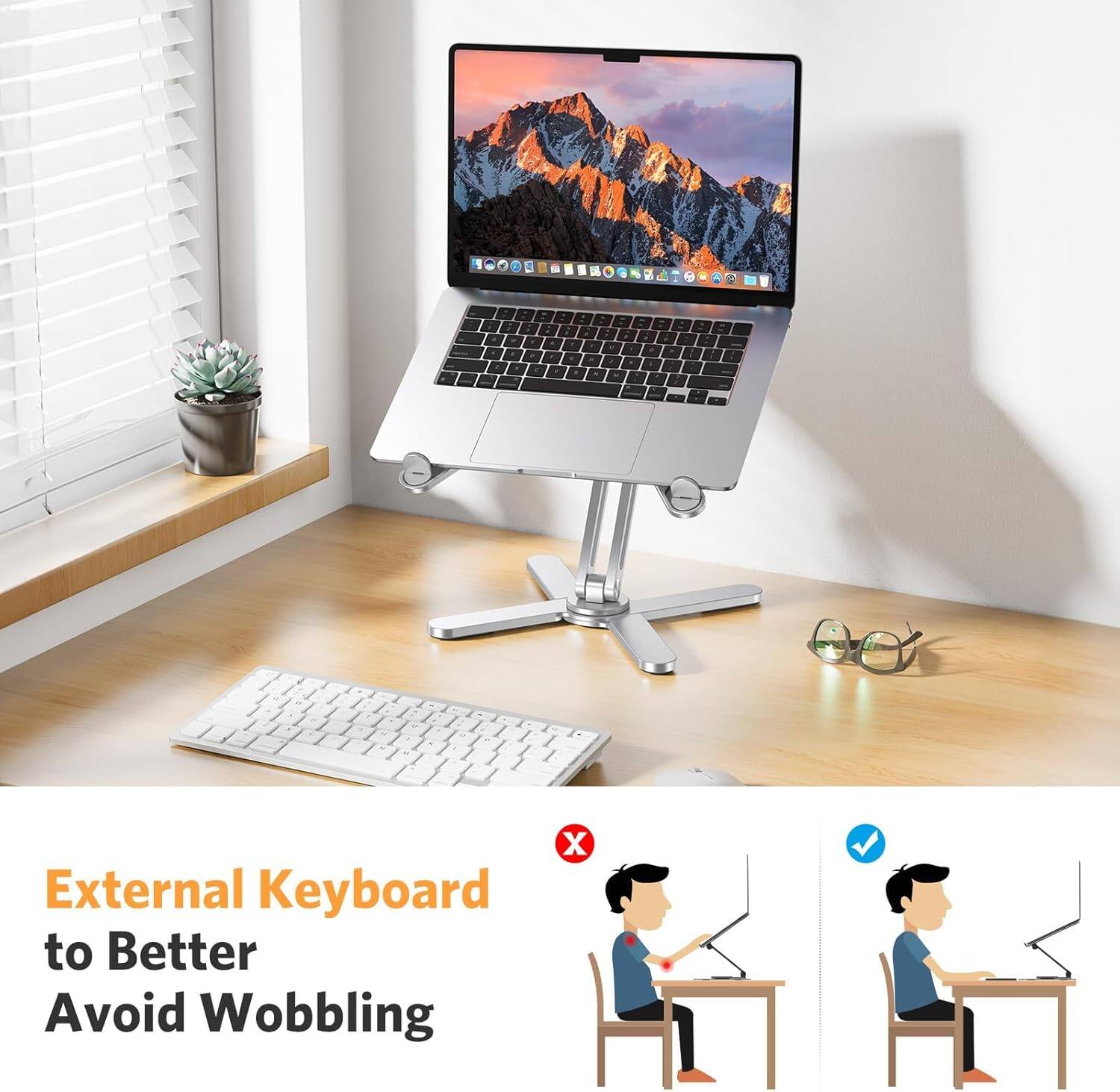 External Keyboard to Better Avoid Wobbling