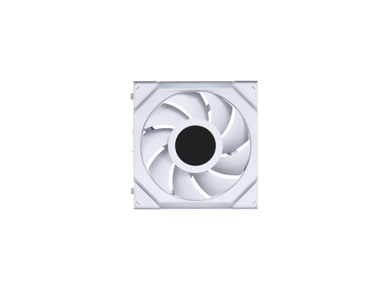 Alt View 2. Lian Li - Lian Li UNI Fan SL LCD Wireless 120mm ARGB Fan - 1.6" Display, 2.4 GHz Control - White (12SLLCD1W1W) - White.
