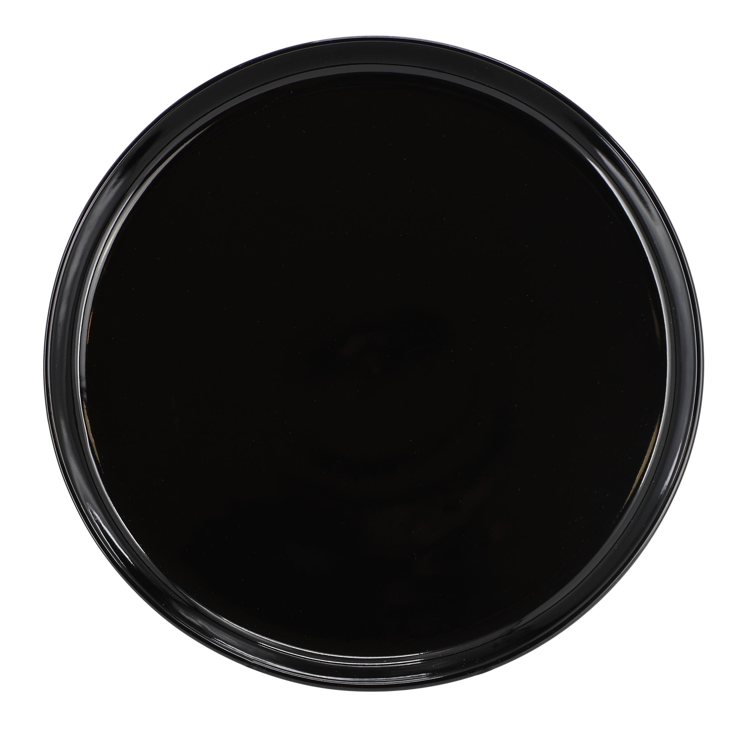 Alt View 2. Elama - Elama Duncan 18 Piece Porcelain Dinnerware Set in Black - Black.