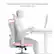 Adjustable armrest to the most appropriate position, reduce fatigue arms
2.8"