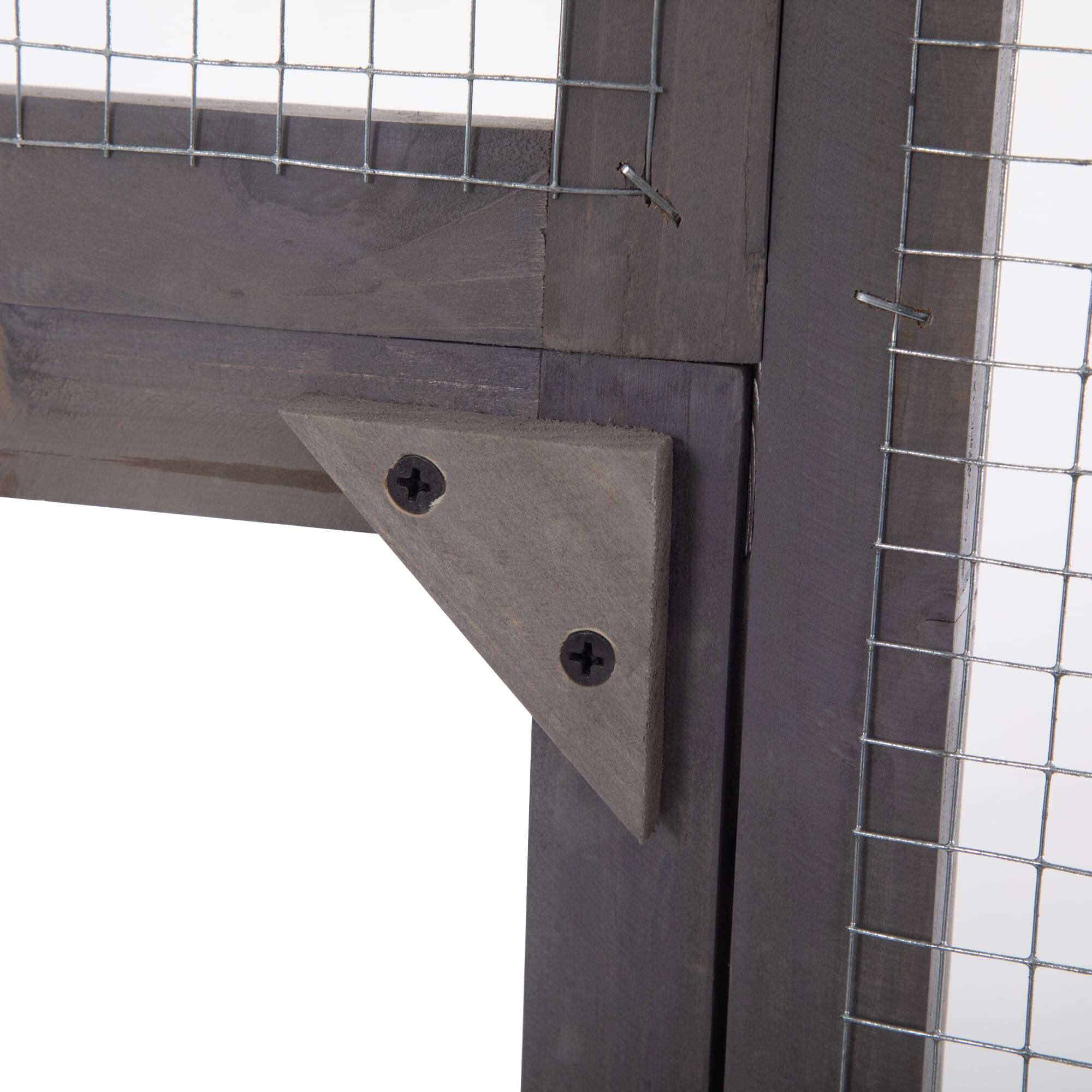 Alt View 7. Pefilos - 70" Outdoor Cat Houses, Large Wood Cat Enclosure with 6 Platforms for Multiple Cats, Cat Shelter Cage.